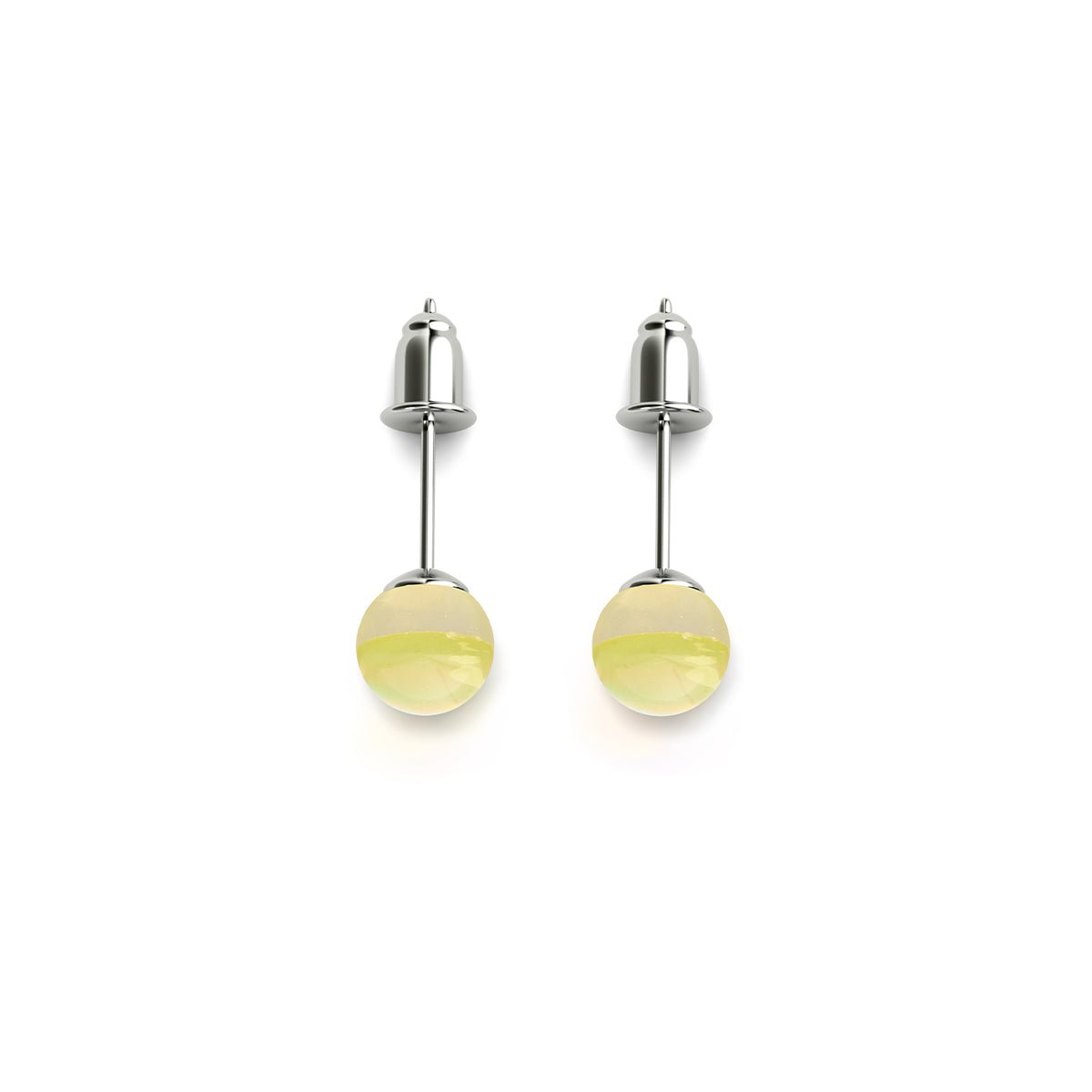 Sunburst | .925 Sterling Silver | Galaxy Glass Mini Stud Earrings